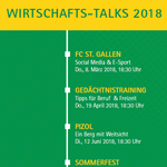 Wirtschafts-Talks Ostschweiz 2018